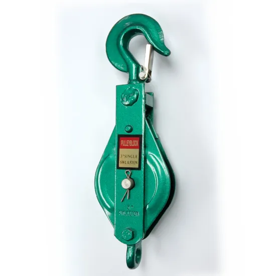 Blocchi puleggia Dnl Light/Economic da 0,5t a 6t con occhiello/gancio